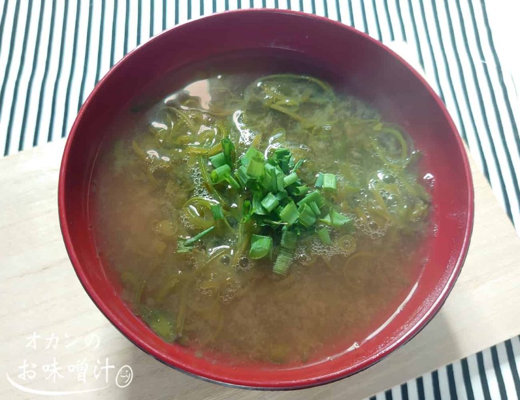 めかぶの味噌汁