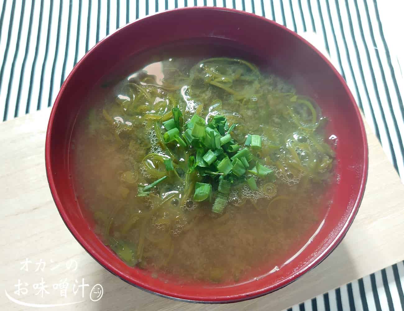 めかぶの味噌汁